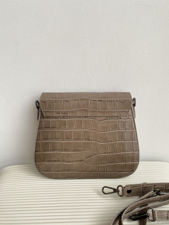 Сумка 0307 Тауп (кроко -кожа) (581)